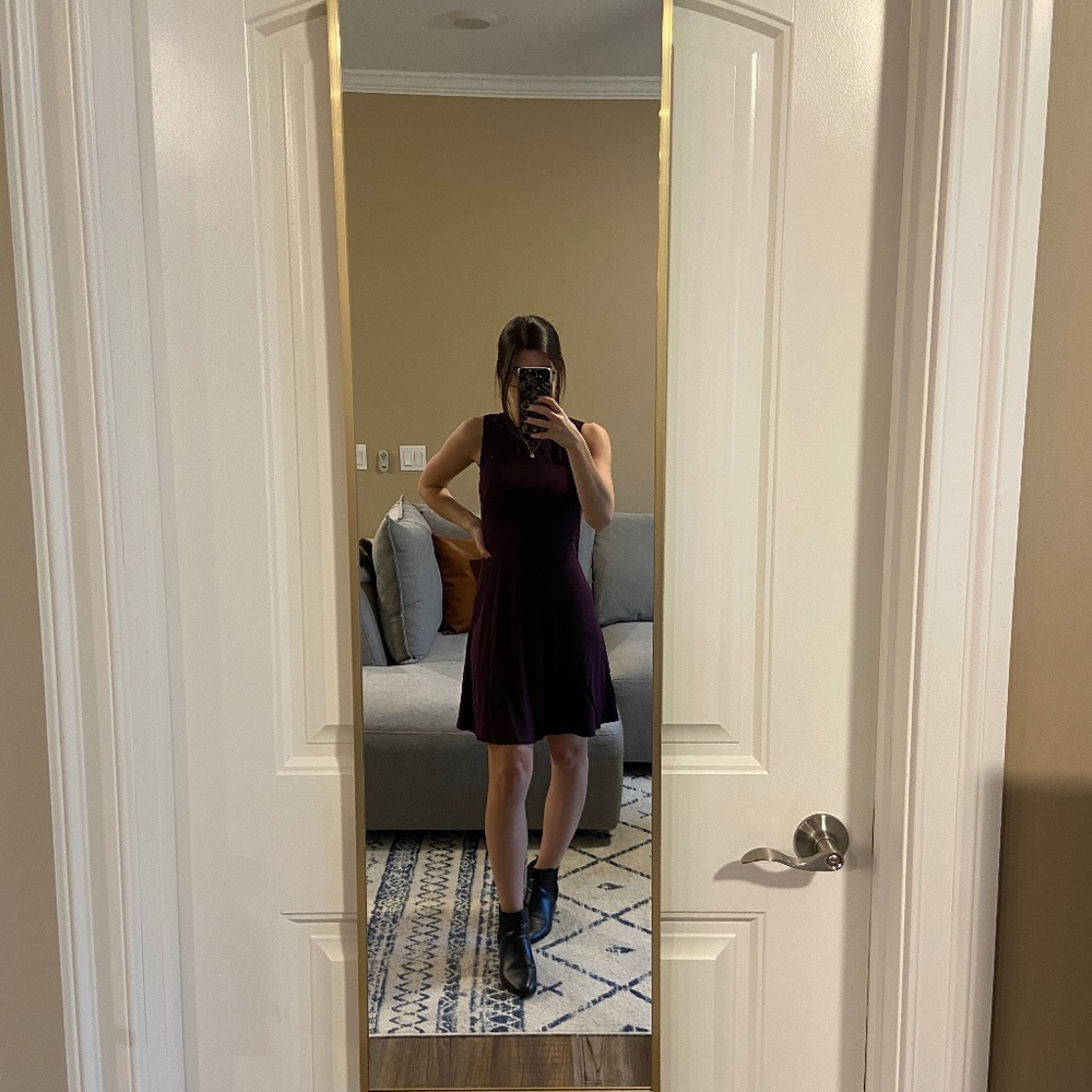 Loft 00P Purple Dress